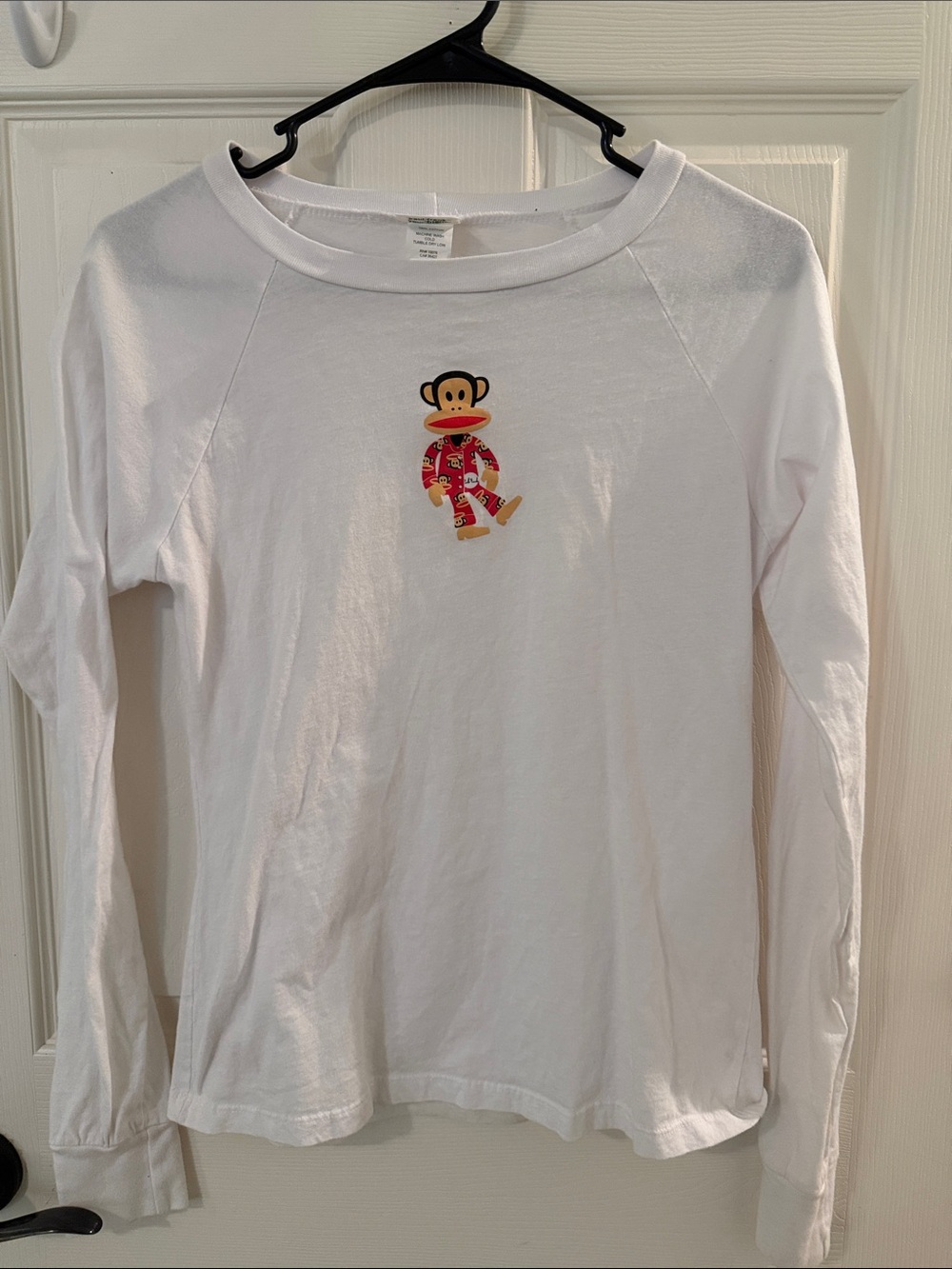 Paul Frank White Long Sleeve Tee with Red Julius Graphic